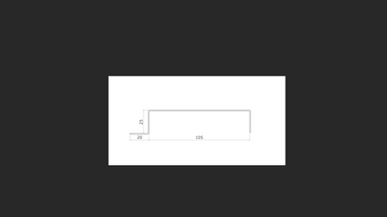 004 - 100mm External Omega Structural profile