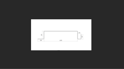 006 - 100mm External Omega Structural profile