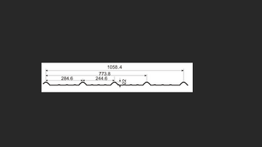 006 - 22/1058.4 Metal Roof & Siding Panel Profile