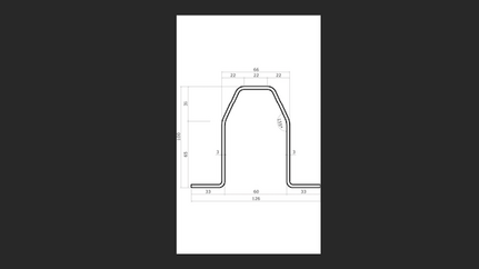 007 - Omega Roll formed profile