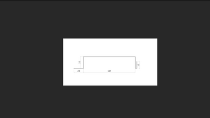 008 - 100mm Eave Omega Structural profile