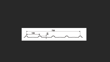 008 - 20/756 Metal Roof & Siding Panel Profile