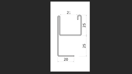 008 - Y shaped Roll formed profile