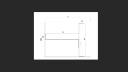 012 - 100mm Building Corner Structural profile