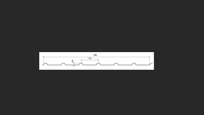 014 - 18/1050 Metal Roof & Siding Panel Profile