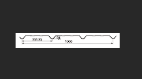 018 - 34/1000 Metal Roof & Siding Panel Profile