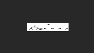 020 - 35/920 Metal Roof & Siding Panel Profile