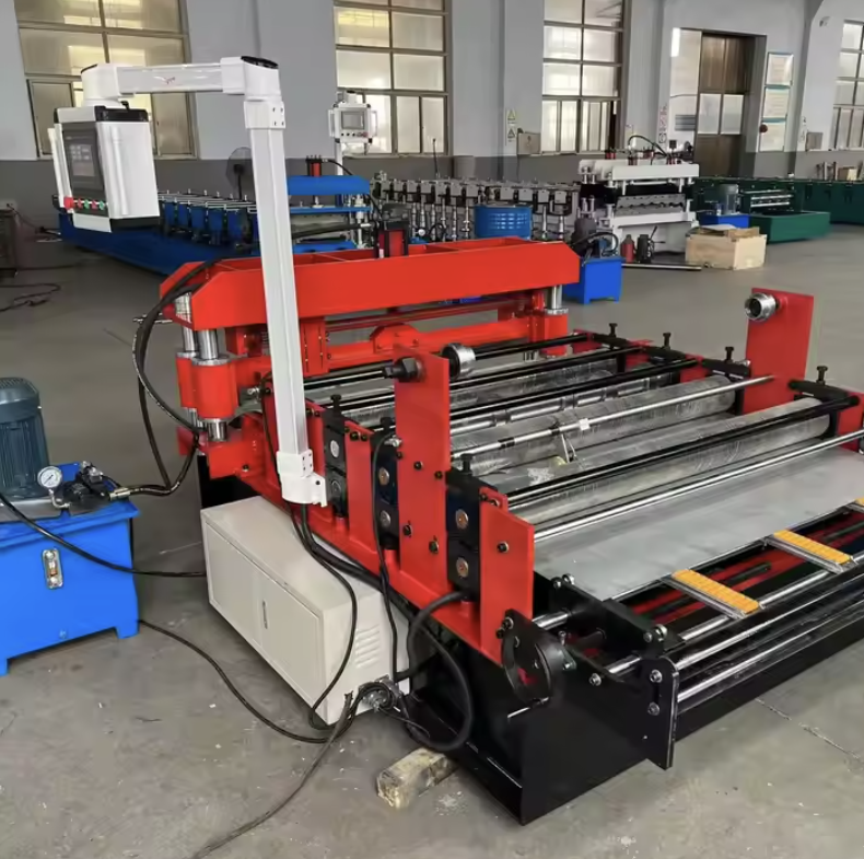 21gauge 1200mm sheet metal coil cut to length slitter machine in China