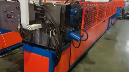 220x100mm Downspout Roll Forming Machine – UAE