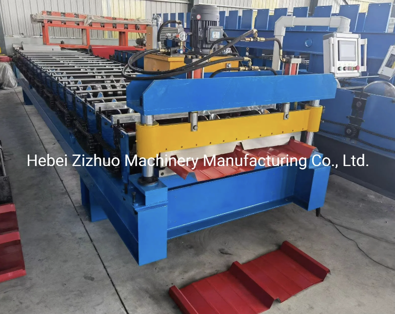 3 rib trapezoidal roofing sheet roll forming machine in Côte d'Ivoire