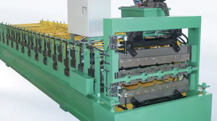 820mm Colored Steel Metal Roof and Wall Panel Double Layer Roll Forming Machine in China