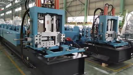 Automatic Interchangeable CZU Lipped Channel Purlin Roll Forming Machine in China