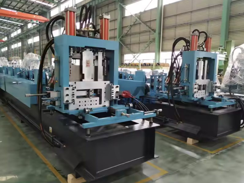 Automatic Interchangeable CZU Lipped Channel Purlin Roll Forming Machine in China