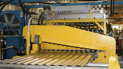 Grain Bin Sidewall Roll Forming Machine In Kansas, USA