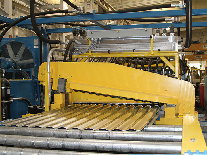 Bradbury Grain Bin Sidewall Roll Forming Machine In Kansas, USA