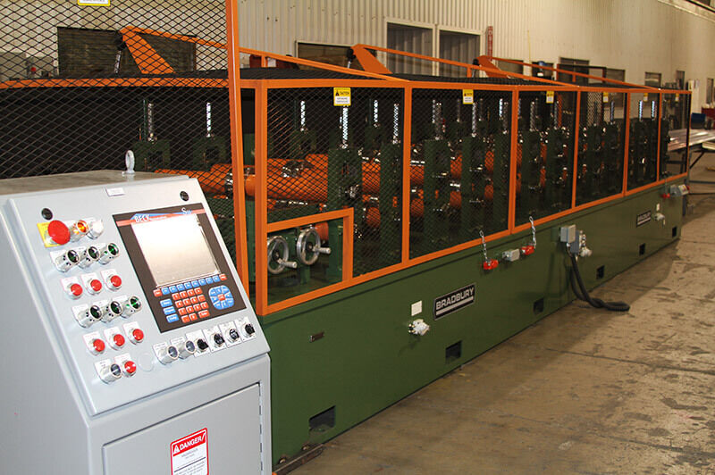 Bradbury Pre Cut With Flying Shear Roof Panel Roll Forming Machine Kansas, USA