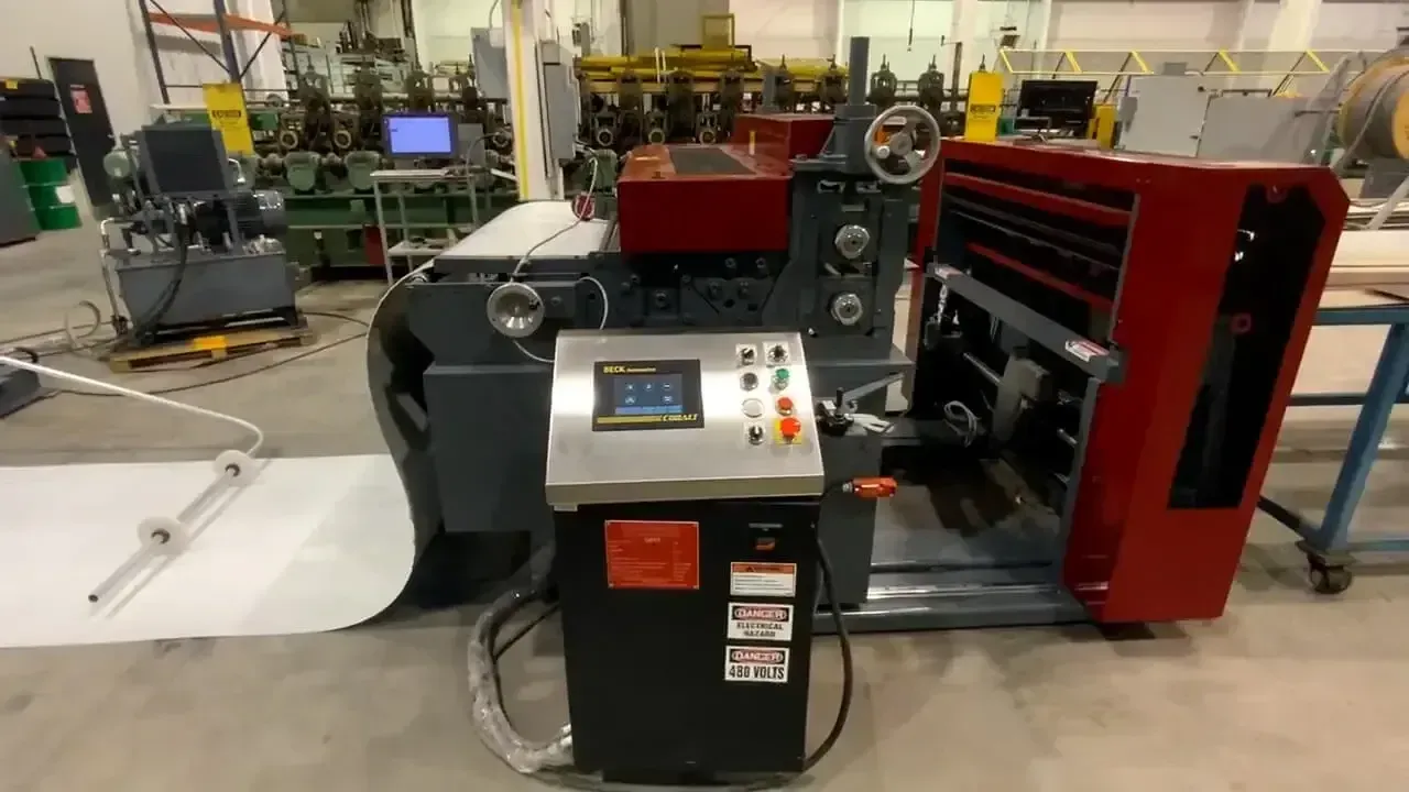 Bradbury Slitter / Cut To Length Machine In Kansas, USA