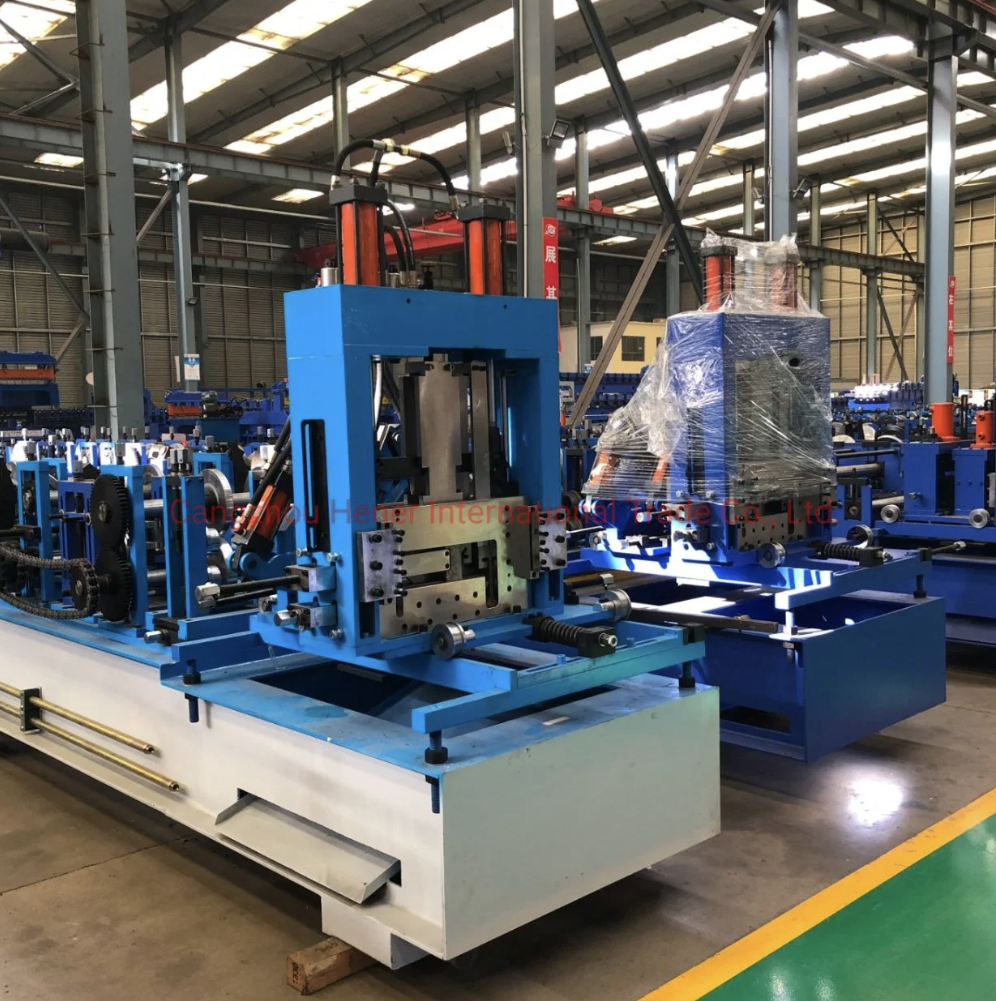 Changeable u purlin roll forming machine in Brazil