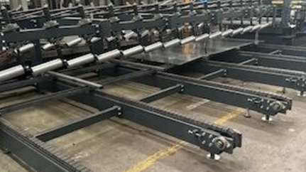 Cold roll forming machine custom auto stacker