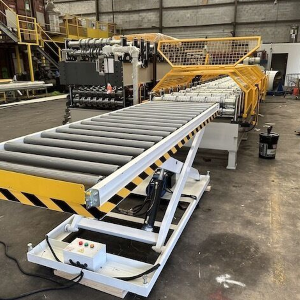 Cold roll forming machine run out table Florida