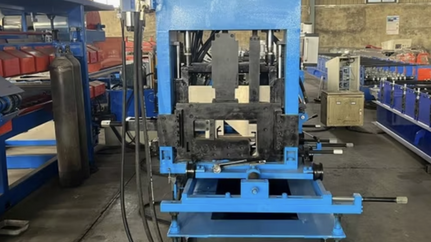 Color steel tile roll forming machine in Cape Verde