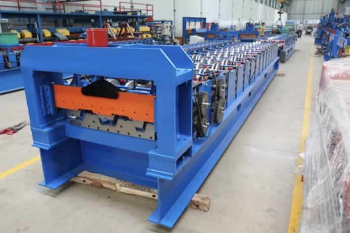 Composite metal floor decking roll forming machine in the USA