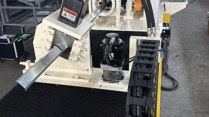 Corrugated drip edge roll forming machine California