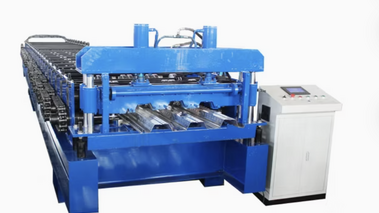 Corrugated metal deck concrete floor roll forming machine in the USA