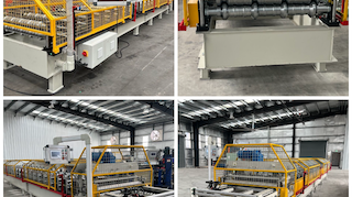 Corrugated metal siding roll forming machine USA