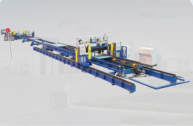 Corrugated Web H-beam Welding Line In Shaoxing City