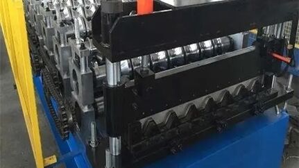 Corrugation Wave Metal Sheet Roll Forming Machine In China