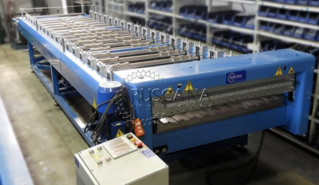 Decking roll forming machine in Moscow, Russia