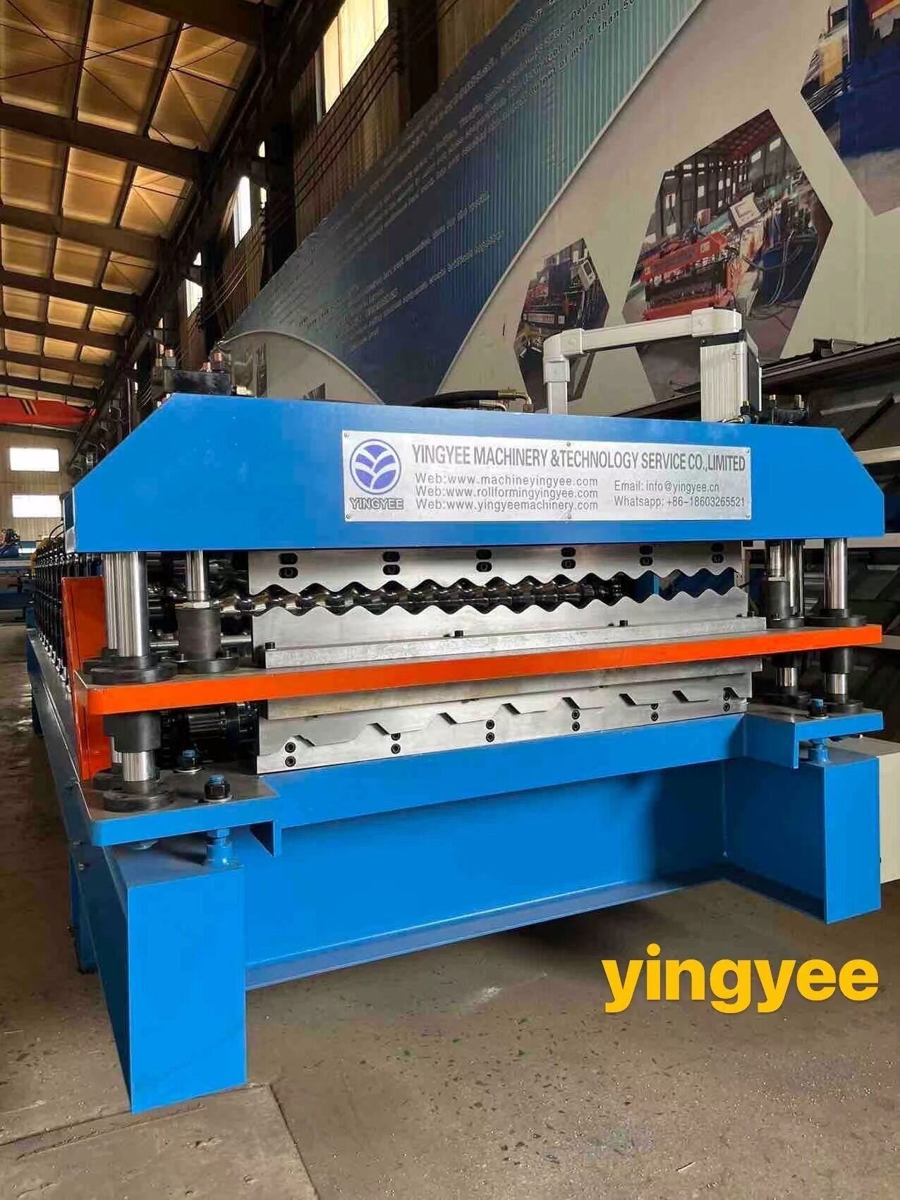 Double Layer Roof Sheet Roll Forming Machine In China