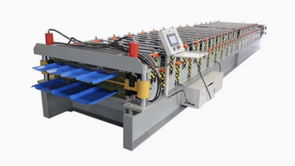 Double roof panel roll forming machine in Costa Rica