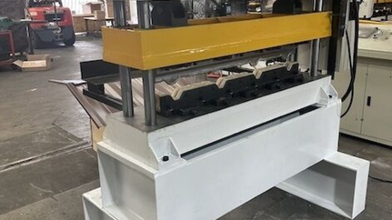 Electric roof ridge cap bender machine Florida