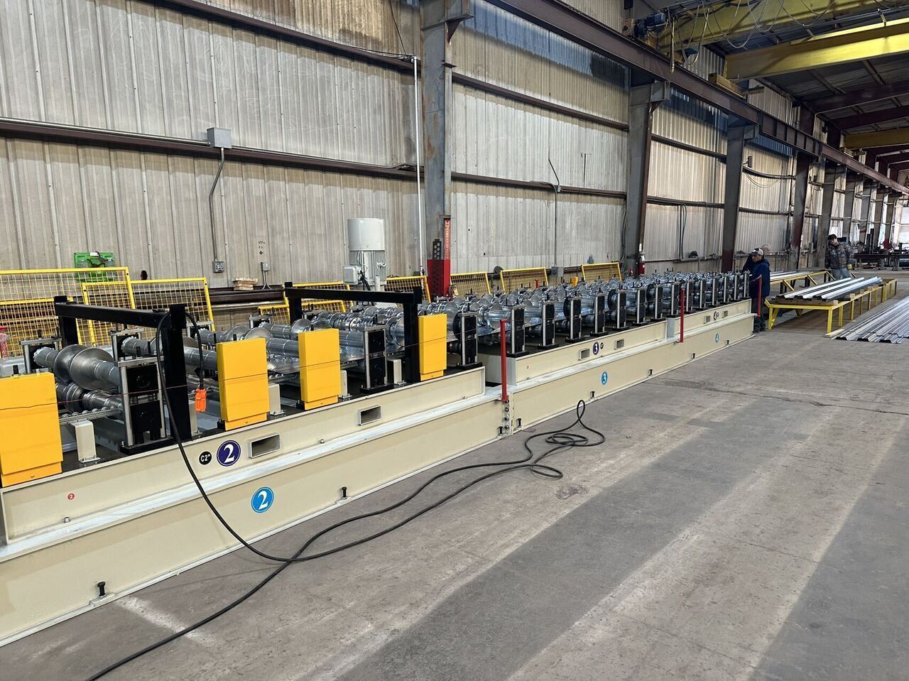 F Deck Intermediate Rib Deck Profile Roll Forming Machine In The USA