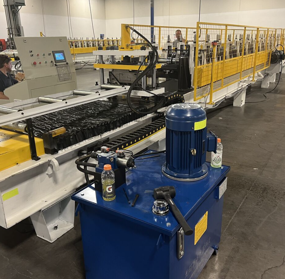 Facia gutter cold roll forming machine Florida