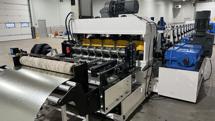 Formwork Floor Slab Metal Deck Roll Forming Machine In The USA