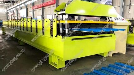 Galvanized Tile Roofing Roll Forming Machine In China