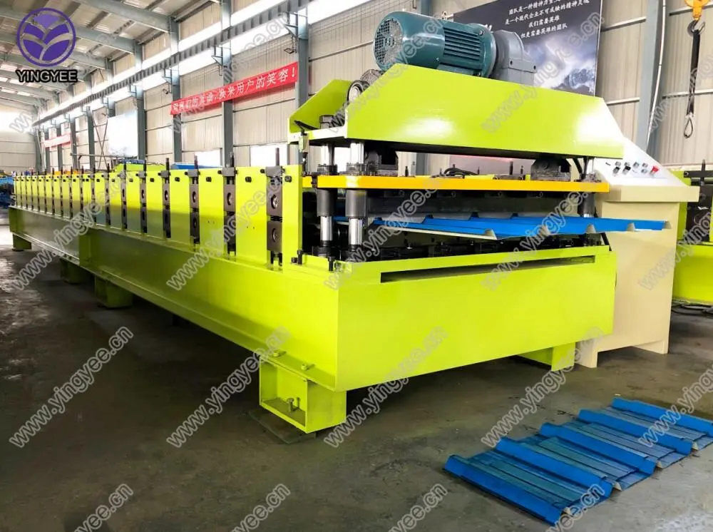 Galvanized Tile Roofing Roll Forming Machine In China