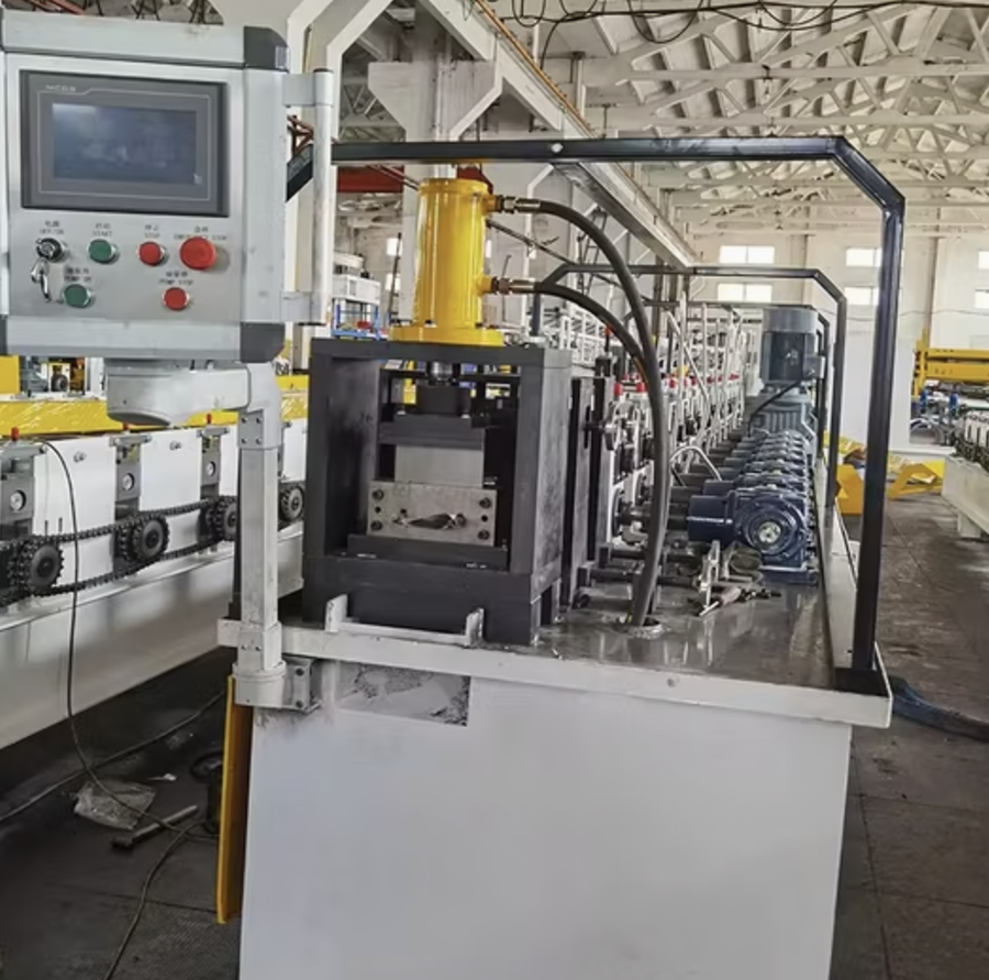 Garage door roll forming machine in Canada