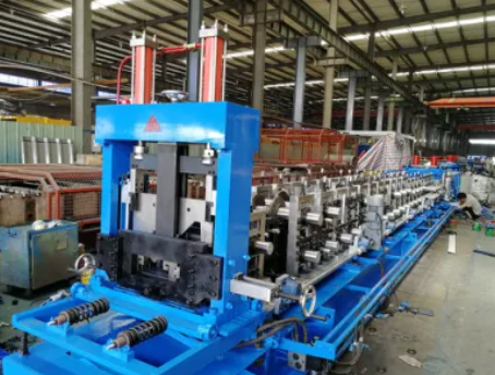 High Speed Auto Interchangeable CZ Purlin Roll Forming Machine in Xiamen China