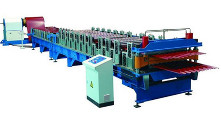 High Speed Double Layer Roof Panel Roll Forming Machine In Shaoxing City, China