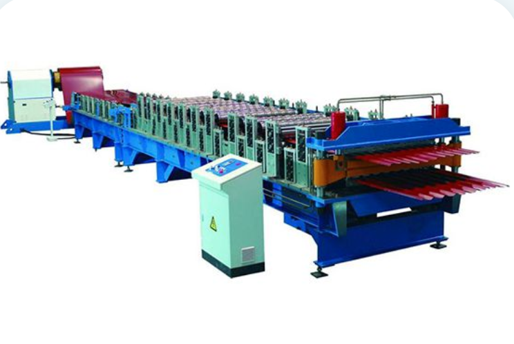 High Speed Double Layer Roof Panel Roll Forming Machine In Shaoxing City, China