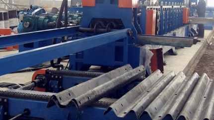 Highway guardrail roll forming machine in India