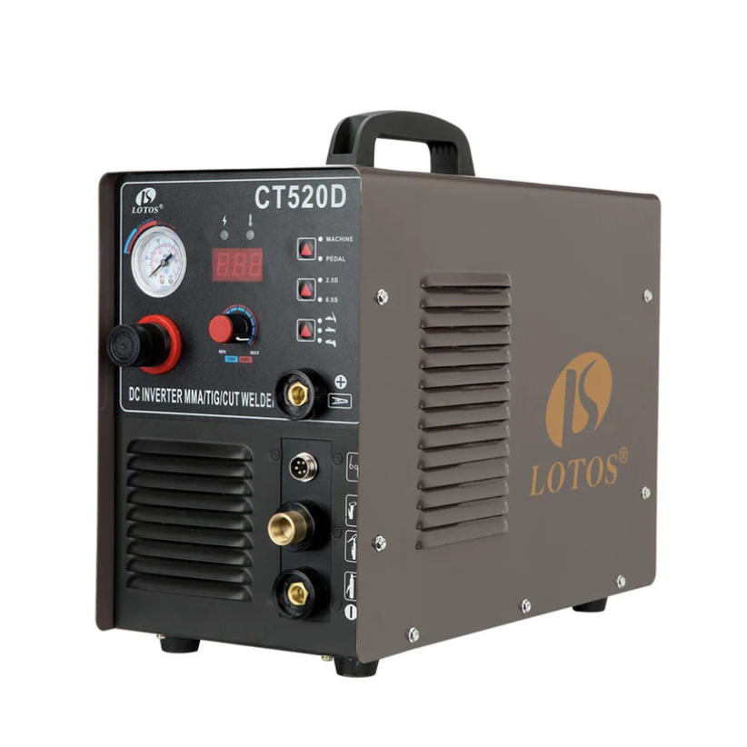 LOTOS CT520D Plasma Cutter, TIG Welder and Stick Welder 3 in 1 Combo Welding Machine,½ Inch Clean Cut USA