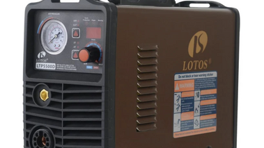 LOTOS LTP5500D Supreme Non-Touch Pilot Arc Digital Plasma Cutter, Dual Voltage 110V/220V, 3/5 inch Clean Cut, Brown USA
