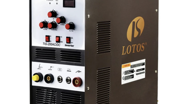 LOTOS TIG200ACDC 200A AC/DC Aluminum TIG Welder with DC Stick/Arc Welder, Square Wave Inverter with Foot Pedal and Argon Regulator 110/220V Dual Voltage