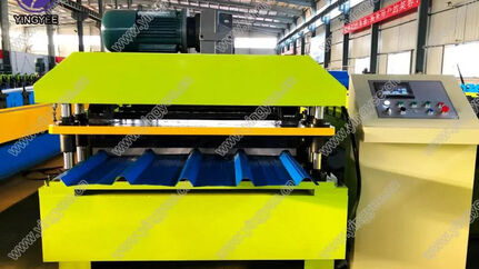 Metal Galvanized IBR Trapezoid Roll Forming Machine In China