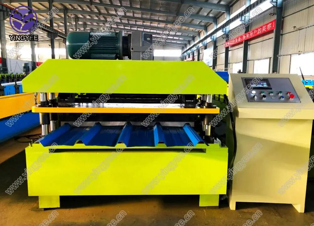 Metal Galvanized IBR Trapezoid Roll Forming Machine In China